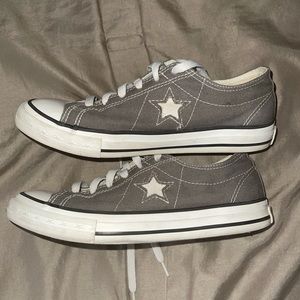 Converse One Stars - Gray - Women’s Size 8